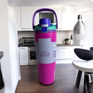 Owala 30oz FreeSip insulated stainless water bottle color Shocking grape